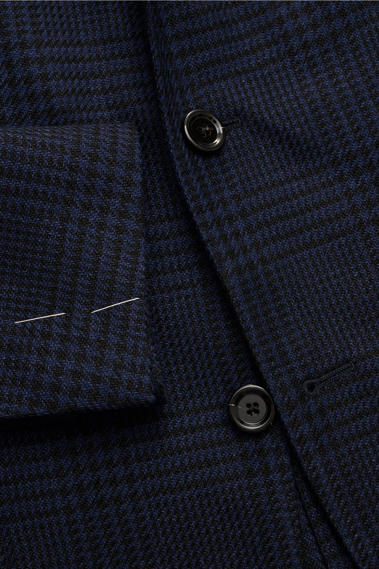 Lardini - Herren - Sakko navy/schwarz kariert – Bild 2