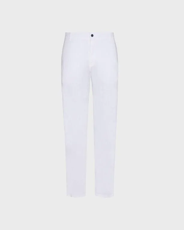 Vilebrequin - Solid Leinenhose Mit Geradem Schnitt Für Herren - Hose - Panache - Weiss - Größe XXXL Vilebrequin - Solid Leinenhose Mit Geradem Schnitt Für Herren - Hose - Panache - Weiss - Größe XXXL