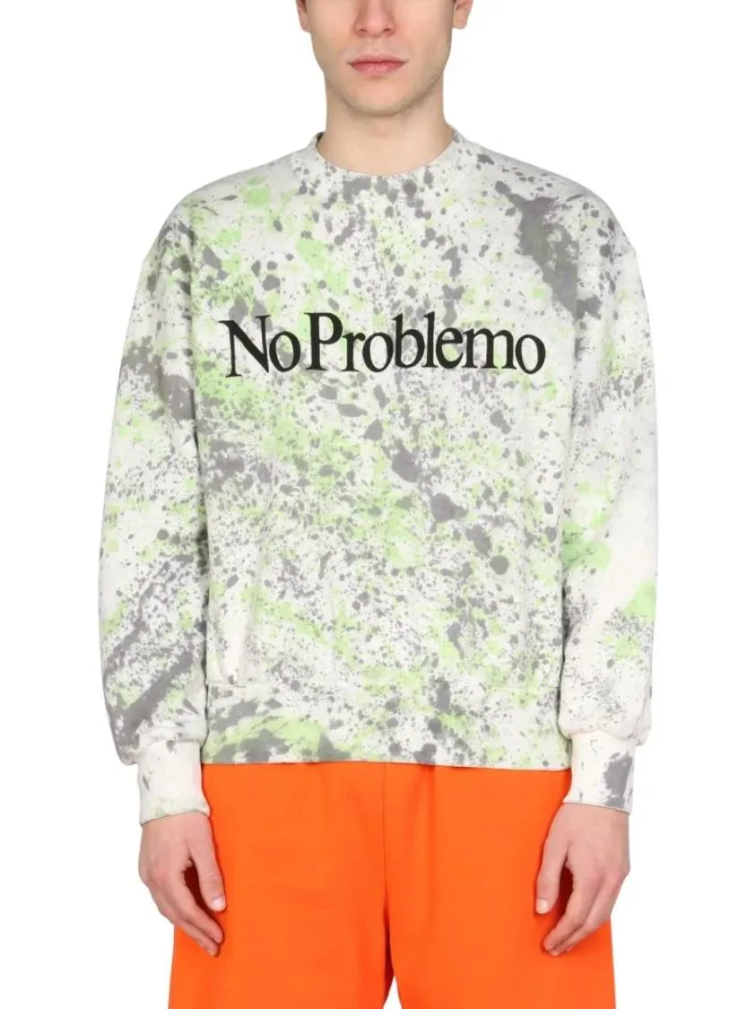 Aries - Printed Sweatshirt - Größe S - beige – Bild 2