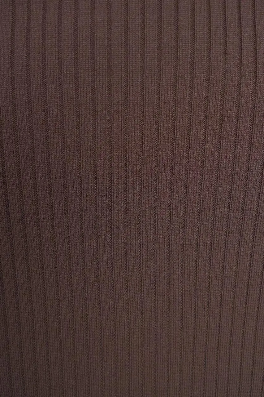 Guess - Knit maxi dress - Größe 44 - braun – Bild 2