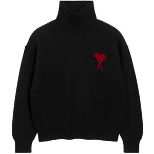 AMI Paris - Sweaters Black - Größe S - schwarz AMI Paris - Sweaters Black - Größe S - schwarz