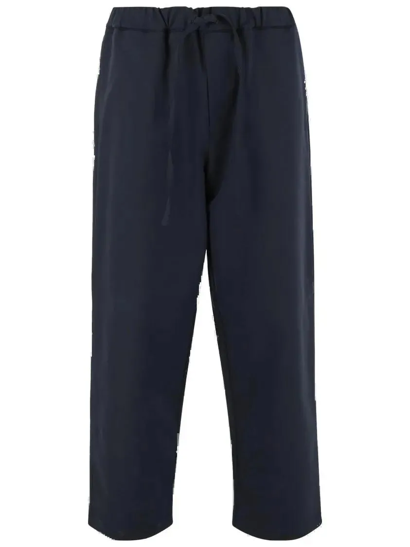 Darkpark - Wide-Fit Stretch Cotton Pants - Größe 48 - blau Darkpark - Wide-Fit Stretch Cotton Pants - Größe 48 - blau