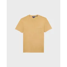 Vilebrequin - Solid T-shirt Aus Bio-baumwolle In Naturfarben Für Herren - T-shirt - Titan - Marone - Größe S Vilebrequin - Solid T-shirt Aus Bio-baumwolle In Naturfarben Für Herren - T-shirt - Titan - Marone - Größe S