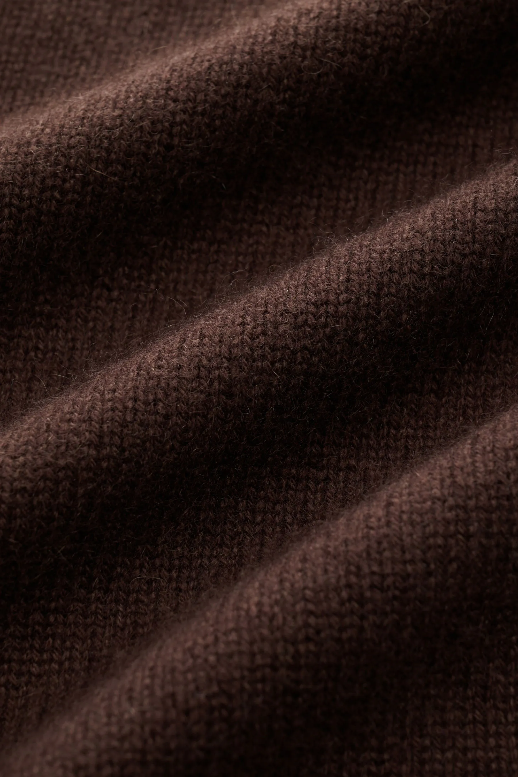 Soft Goat - Herren - Cashmere Cardigan dunkelbraun – Bild 5