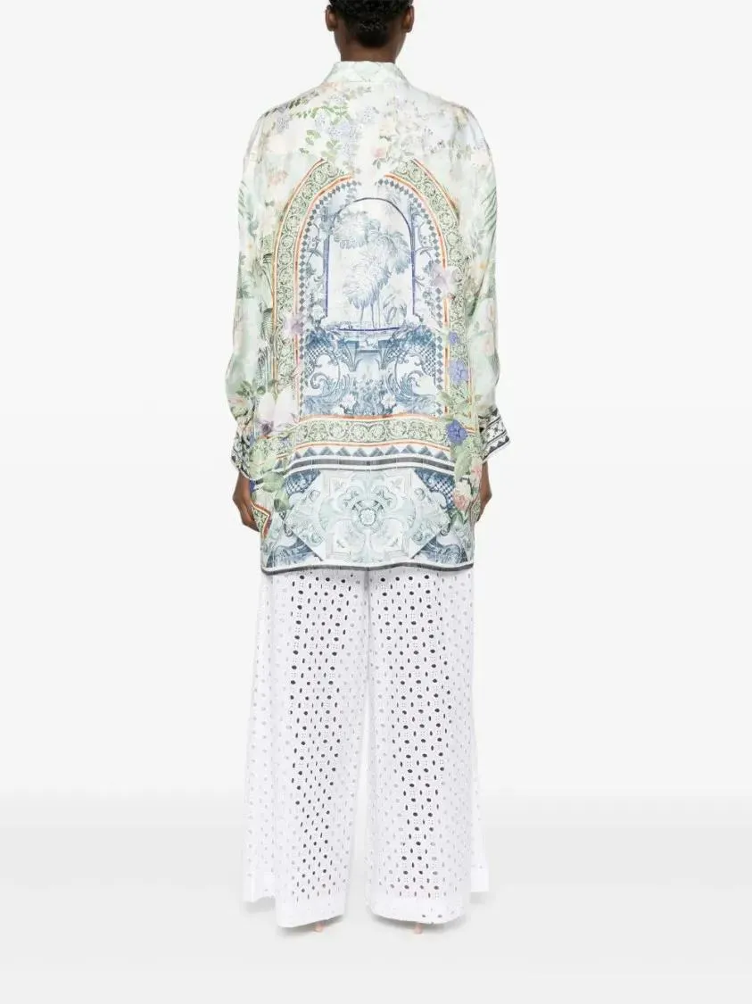 Camilla - Jardim Party Shirt - Größe L - grün – Bild 2