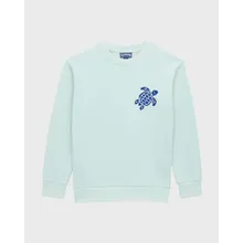 Vilebrequin - Sweatshirt Mit Rundhalsausschnitt Und Aufgestickter Schildkröte Für Kinder - Sweatshirt - Garibou - Blau - Größe 2 Vilebrequin - Sweatshirt Mit Rundhalsausschnitt Und Aufgestickter Schildkröte Für Kinder - Sweatshirt - Garibou - Blau - Größe 2