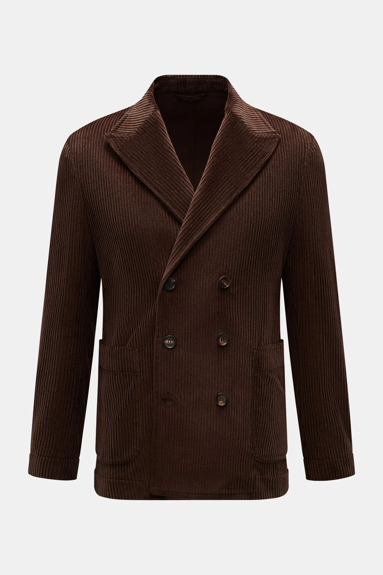 Doppiaa - Herren - Cord-Sakko %27Aansonia%27 dunkelbraun Doppiaa - Herren - Cord-Sakko %27Aansonia%27 dunkelbraun