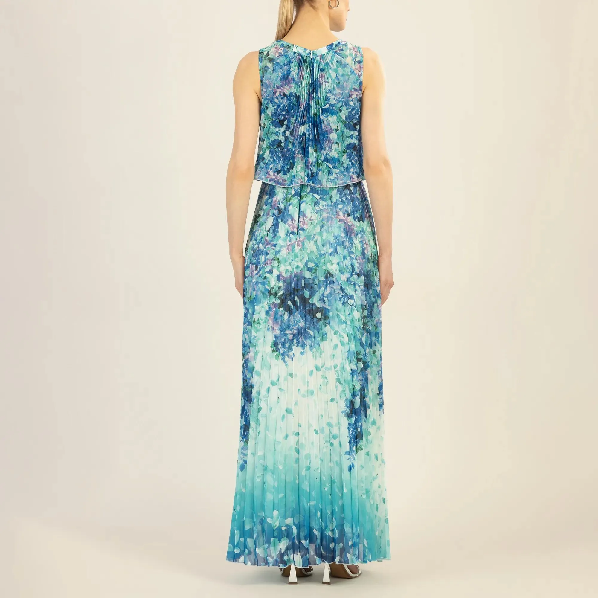 Apart - bedrucktes Abendkleid - Größe 46 - bunt – Bild 2