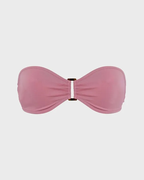 Vilebrequin - Solid Bandeau-bikinioberteil Für Damen - Bademode - Lune - Rosa - Größe S Vilebrequin - Solid Bandeau-bikinioberteil Für Damen - Bademode - Lune - Rosa - Größe S