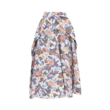 Erdem - Long Floral Print Maxi Skirt With Pleats - Größe 10 - bunt Erdem - Long Floral Print Maxi Skirt With Pleats - Größe 10 - bunt