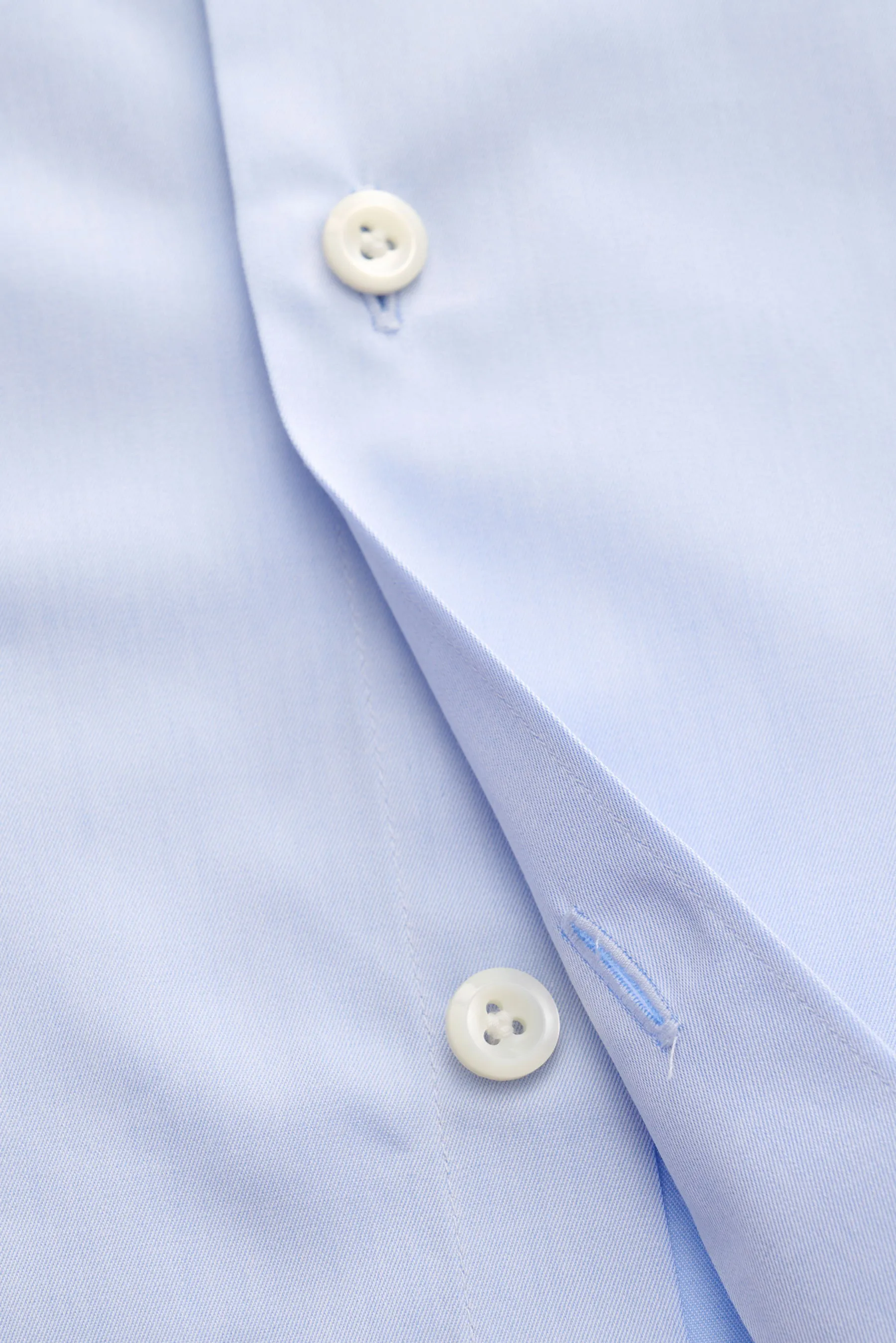 van Laack - Herren - Business Hemd 'Rivara Tailored Fit' Haifisch-Kragen hellblau – Bild 4