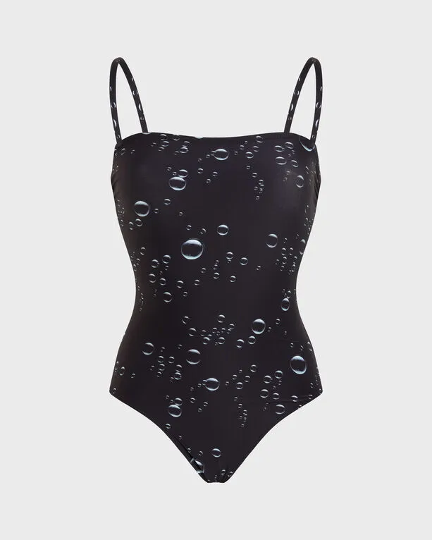 Vilebrequin - Bubble 3d Bustier-badeanzug Für Damen - Bademode - Facette - Schwarz - Größe S Vilebrequin - Bubble 3d Bustier-badeanzug Für Damen - Bademode - Facette - Schwarz - Größe S