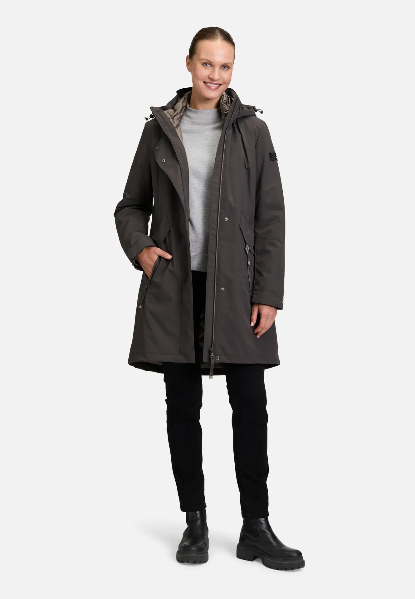 3 in 1 Jacke mit abnehmbarer Kapuze – Bild 2