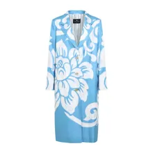 Etro - Light Blue Silk Caban - Größe 42 - blau Etro - Light Blue Silk Caban - Größe 42 - blau