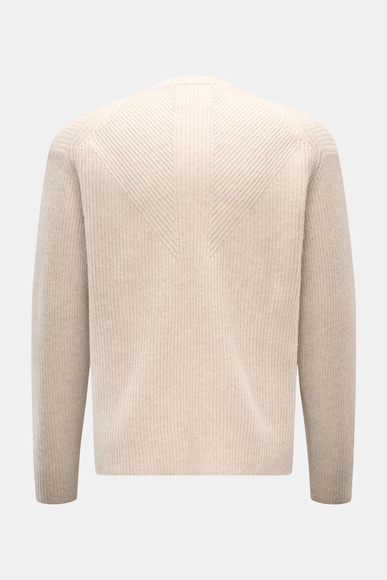 Lisa Yang - Herren - Cashmere Rundhalspullover 'William' sand – Bild 3