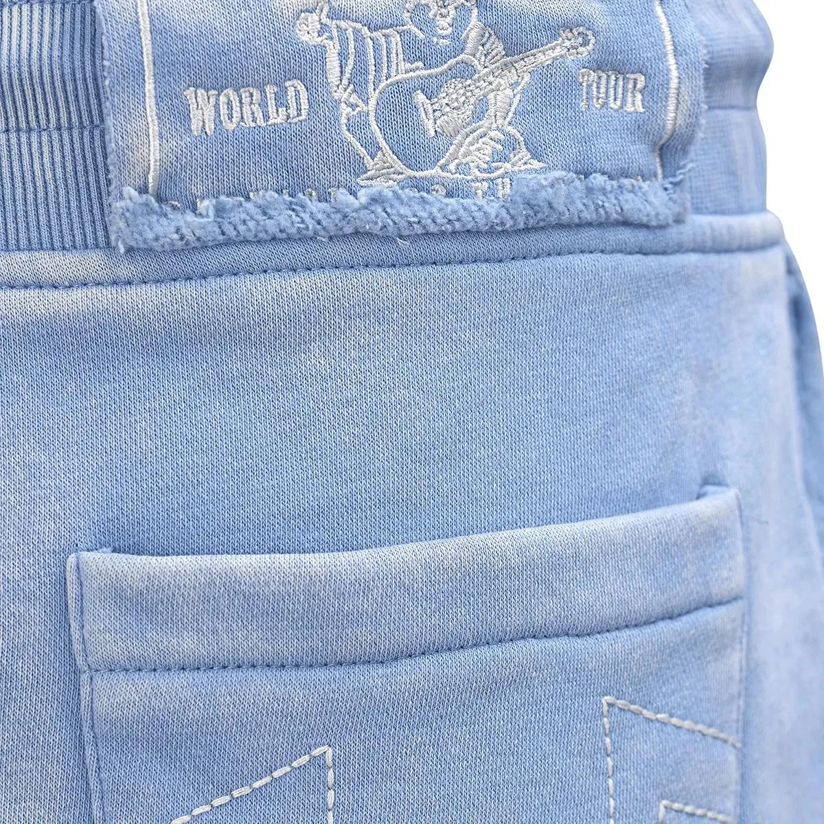 True Religion - Mini-Rock VINTAGE WASH - Größe XL - blau – Bild 3