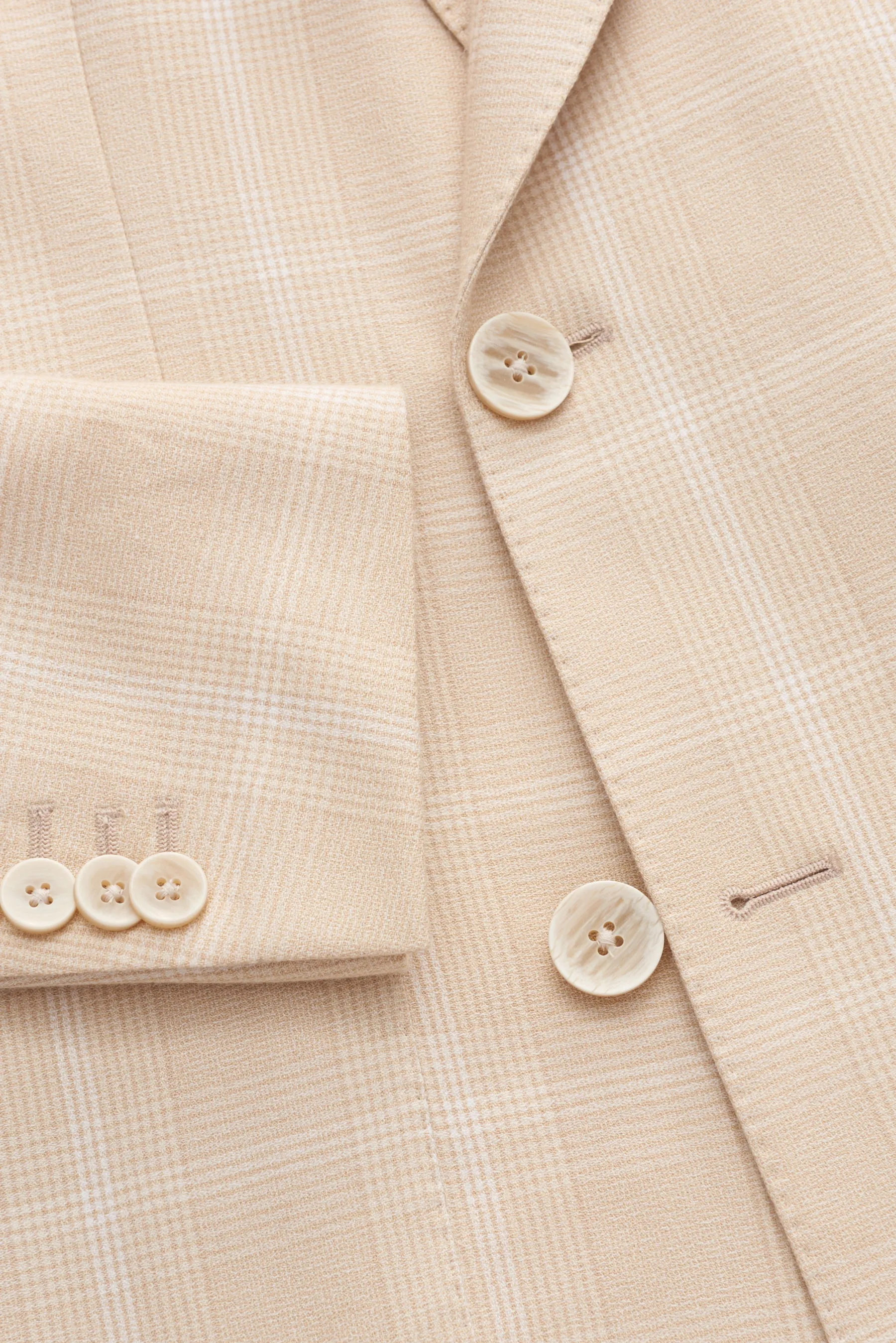 Lardini - Herren - Sakko beige kariert – Bild 2