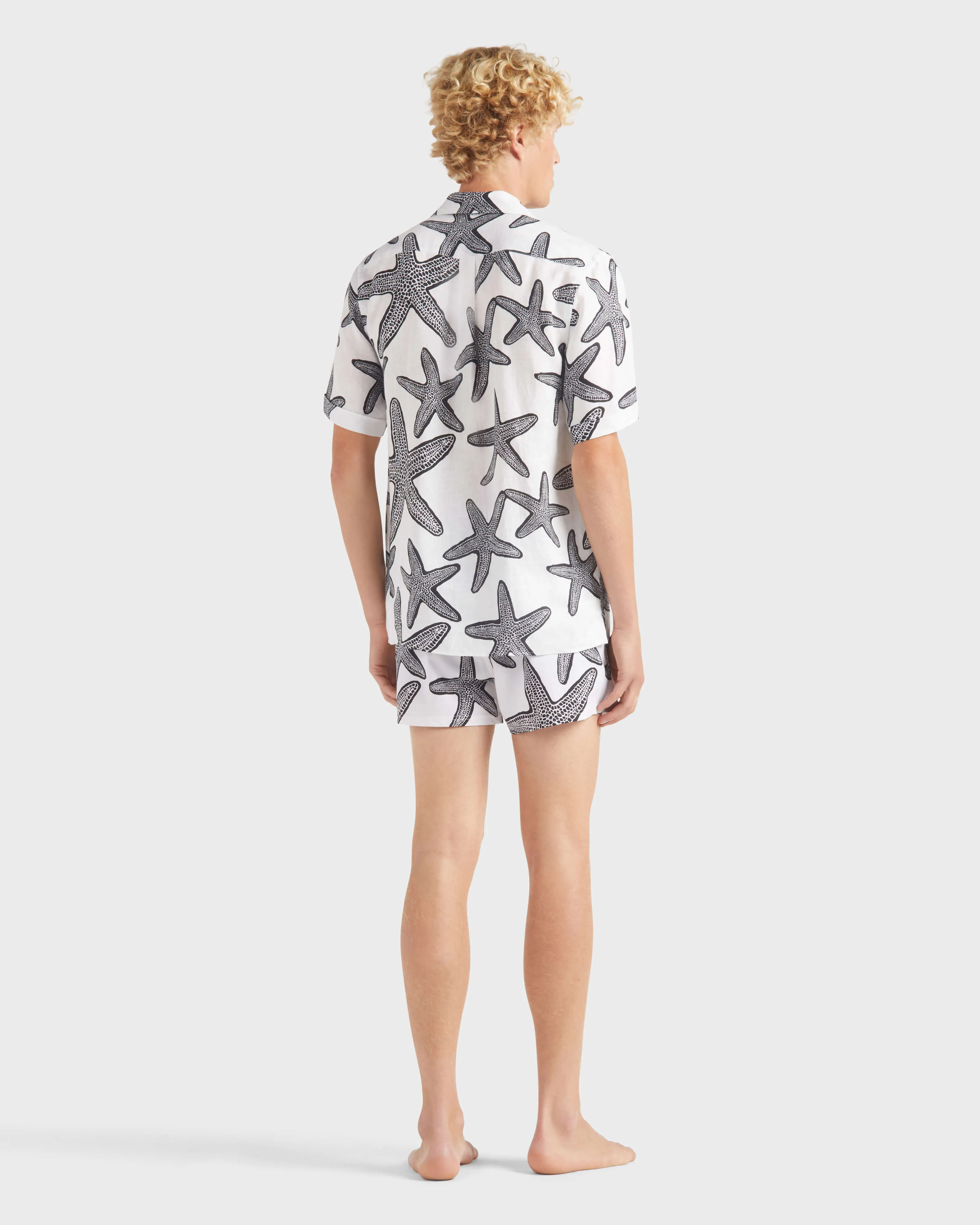 Vilebrequin - Starlettes Bowling-hemd Aus Leinen Für Herren - Hemd - Charli - Weiss - Größe XXL – Bild 4