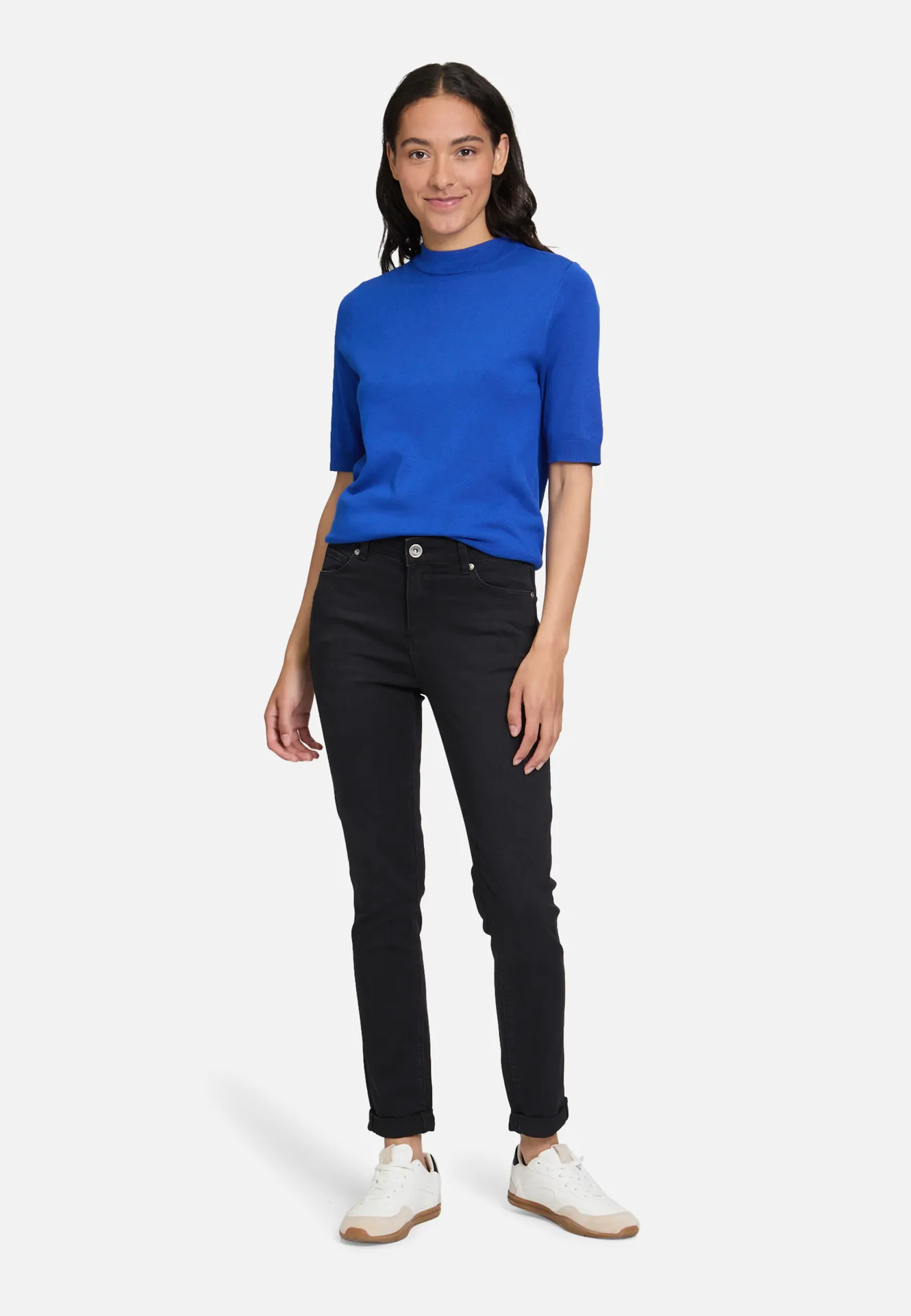 Basic-Jeans mit Waschung – Bild 2