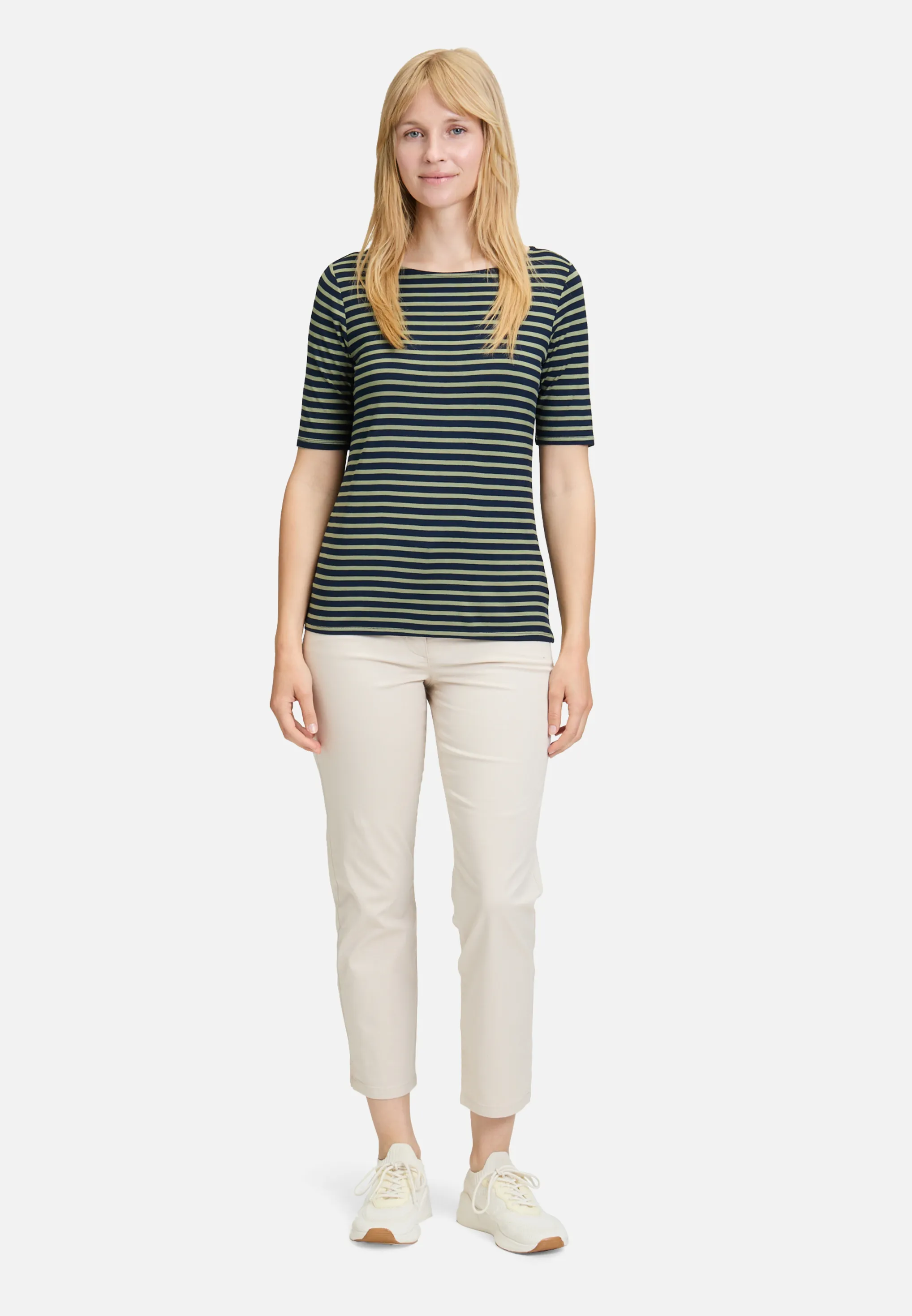 Ringelshirt mit U-Boot-Ausschnitt – Bild 2