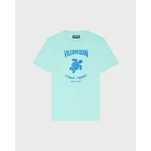 Vilebrequin - Baumwoll-t-shirt Mit Aufgedrucktem Kontrastlogo Aus Gummi Für Herren - T-shirt - Portisol - Grün - Größe S Vilebrequin - Baumwoll-t-shirt Mit Aufgedrucktem Kontrastlogo Aus Gummi Für Herren - T-shirt - Portisol - Grün - Größe S