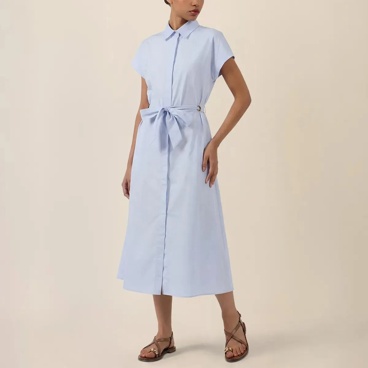 Apart - Midi Kleid - Größe 44 - blau – Bild 2