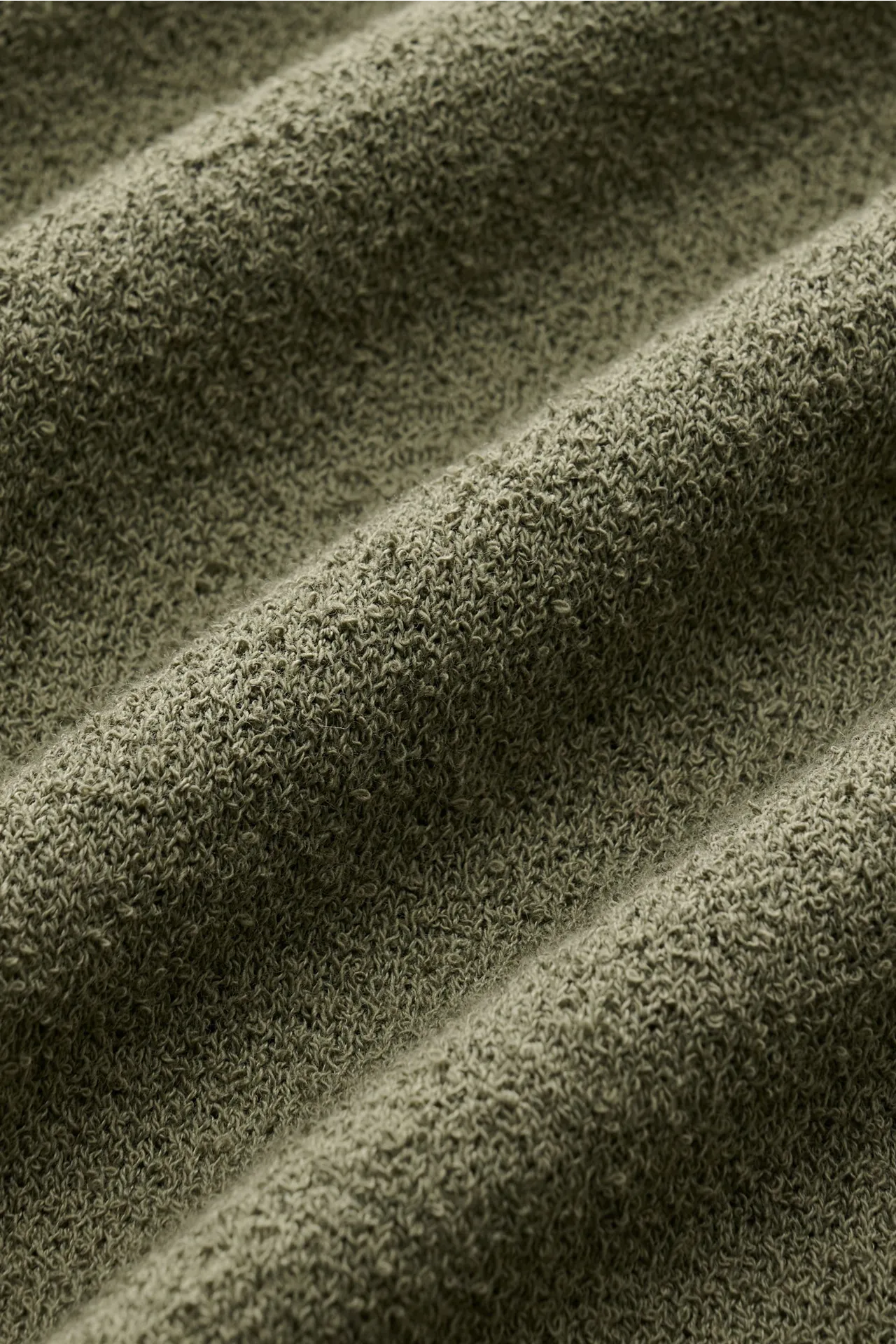 Drumohr - Herren - Kurzarm-Strickpolo graugrün – Bild 5