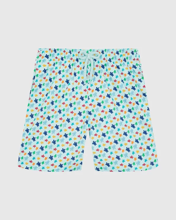 Vilebrequin - Micro Ronde Des Tortues Rainbow Stretch-badeshorts Für Jungen - Bademode - Jirise - Blau - Größe 4 Vilebrequin - Micro Ronde Des Tortues Rainbow Stretch-badeshorts Für Jungen - Bademode - Jirise - Blau - Größe 4