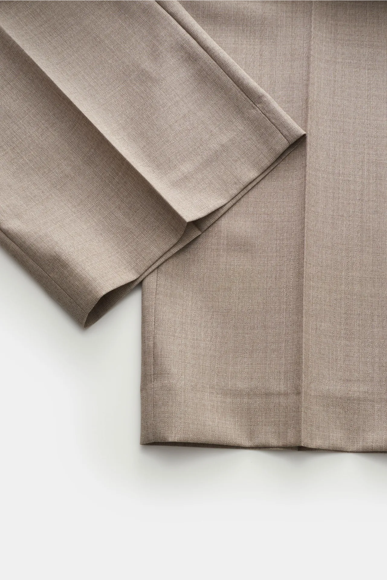 Ami Paris - Herren - Wollhose beige meliert – Bild 5