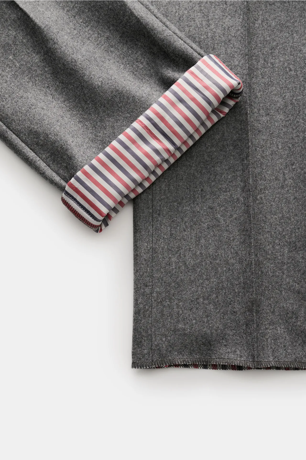 Thom Browne - Herren - Wollhose dunkelgrau meliert – Bild 5