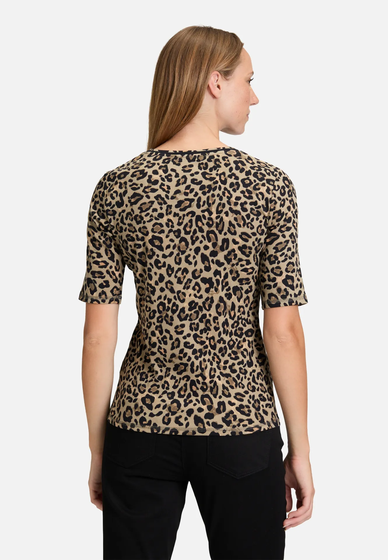 Basic Shirt mit Rippenstruktur Basic Shirt mit Rippenstruktur