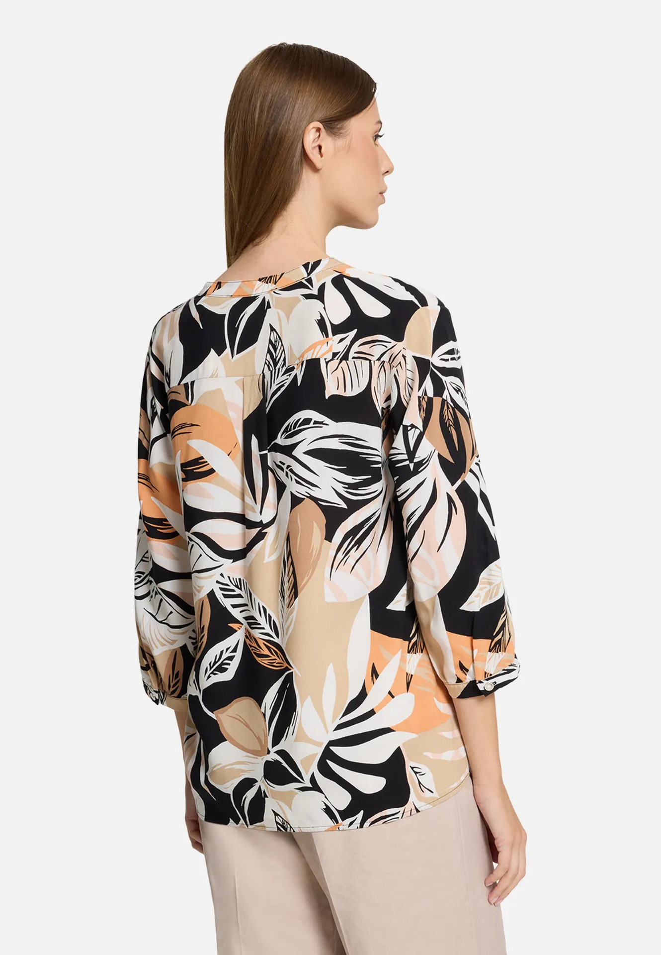 Schlupfbluse mit 3/4 Arm Schlupfbluse mit 3/4 Arm