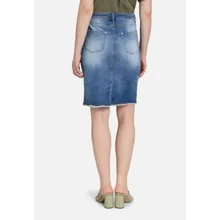 Jeansrock mit Fransen Jeansrock mit Fransen