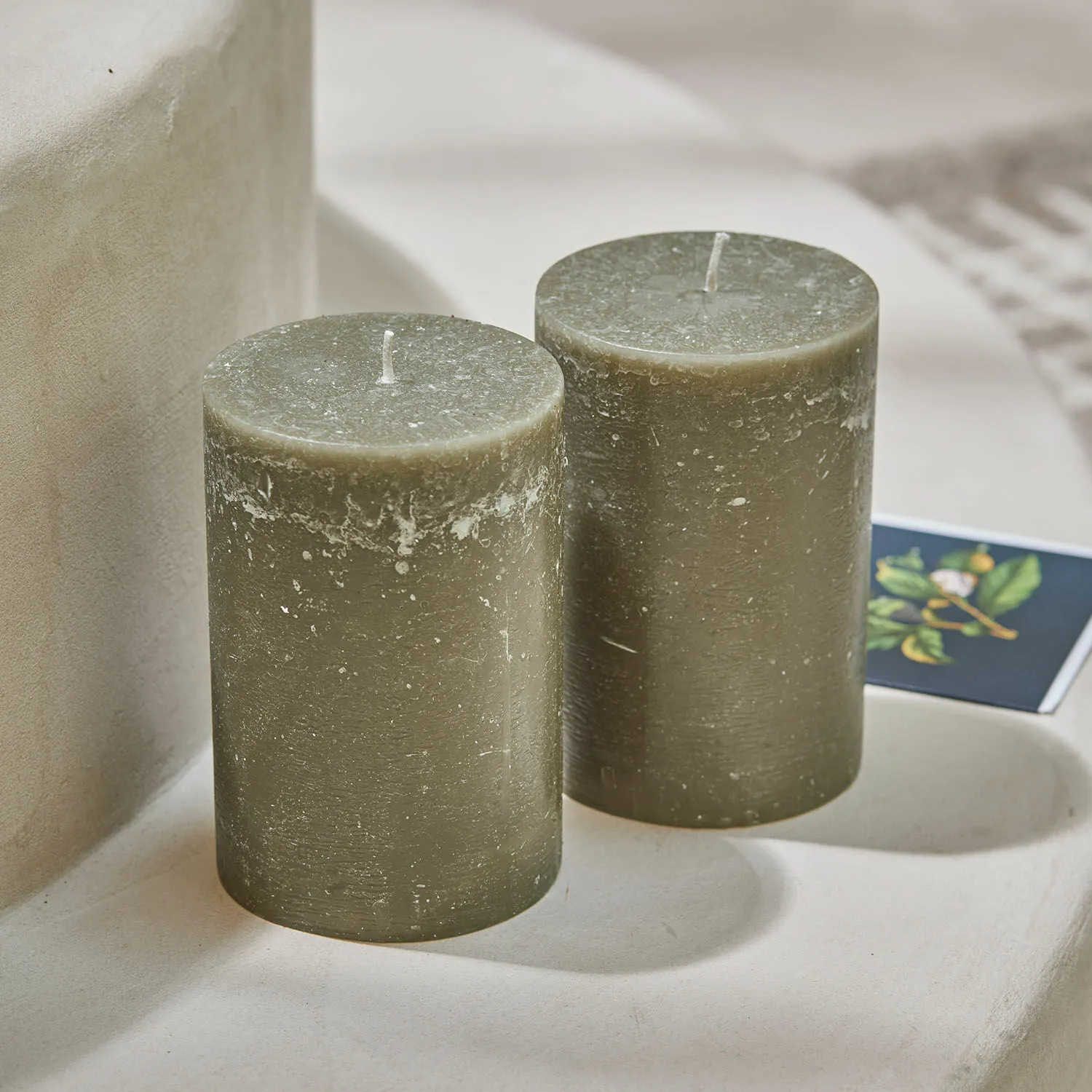 Kerze 2er Set Oviedo – Bild 2