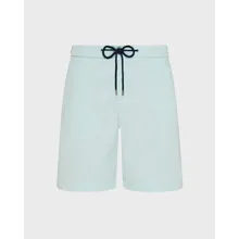 Vilebrequin - Satin-bermudashorts Aus Tencel Und Baumwolle Für Herren - Bermuda - Levant - Blau - Größe 38 Vilebrequin - Satin-bermudashorts Aus Tencel Und Baumwolle Für Herren - Bermuda - Levant - Blau - Größe 38
