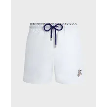 Vilebrequin - Zweifarbige Micro Ronde Des Tortues Badeshorts Für Herren - Bademode - Moka - Weiss - Größe XXXL Vilebrequin - Zweifarbige Micro Ronde Des Tortues Badeshorts Für Herren - Bademode - Moka - Weiss - Größe XXXL