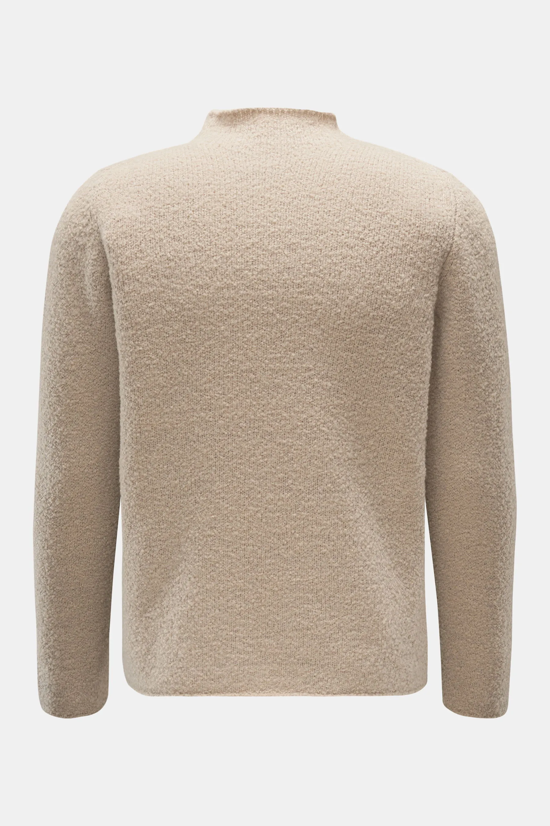 04651/ A trip in a bag - Herren - Rollkragenpullover 'Chunky' taupe – Bild 3