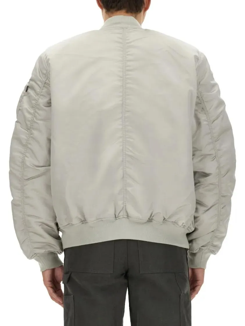 Alpha Industries - "Ma-1" Bomber Jacket - Größe L - grau – Bild 4