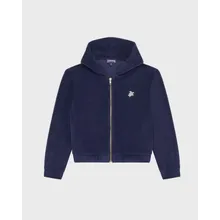 Vilebrequin - Samt-sweatshirt Mit Durchgehendem Reißverschluss Und Gestickter Schildkröte Für Kinder - Sweatshirt - Glice - Blau - Größe 2 Vilebrequin - Samt-sweatshirt Mit Durchgehendem Reißverschluss Und Gestickter Schildkröte Für Kinder - Sweatshirt - Glice - Blau - Größe 2