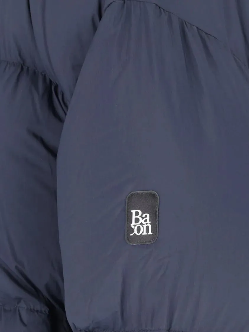 Bacon - "Cloud" Blue Quilted Nylon Down Jacket - Größe L - blau – Bild 4