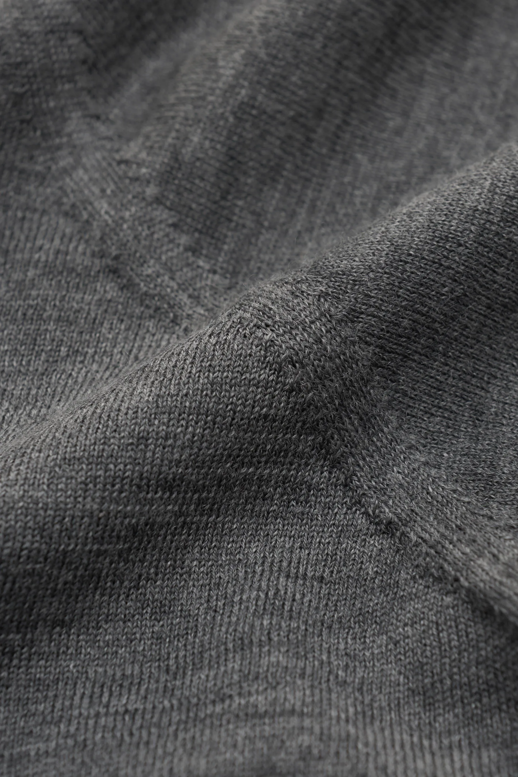 Brunello Cucinelli - Herren - Feinstrick-Rollkragenpullover dunkelgrau meliert – Bild 4