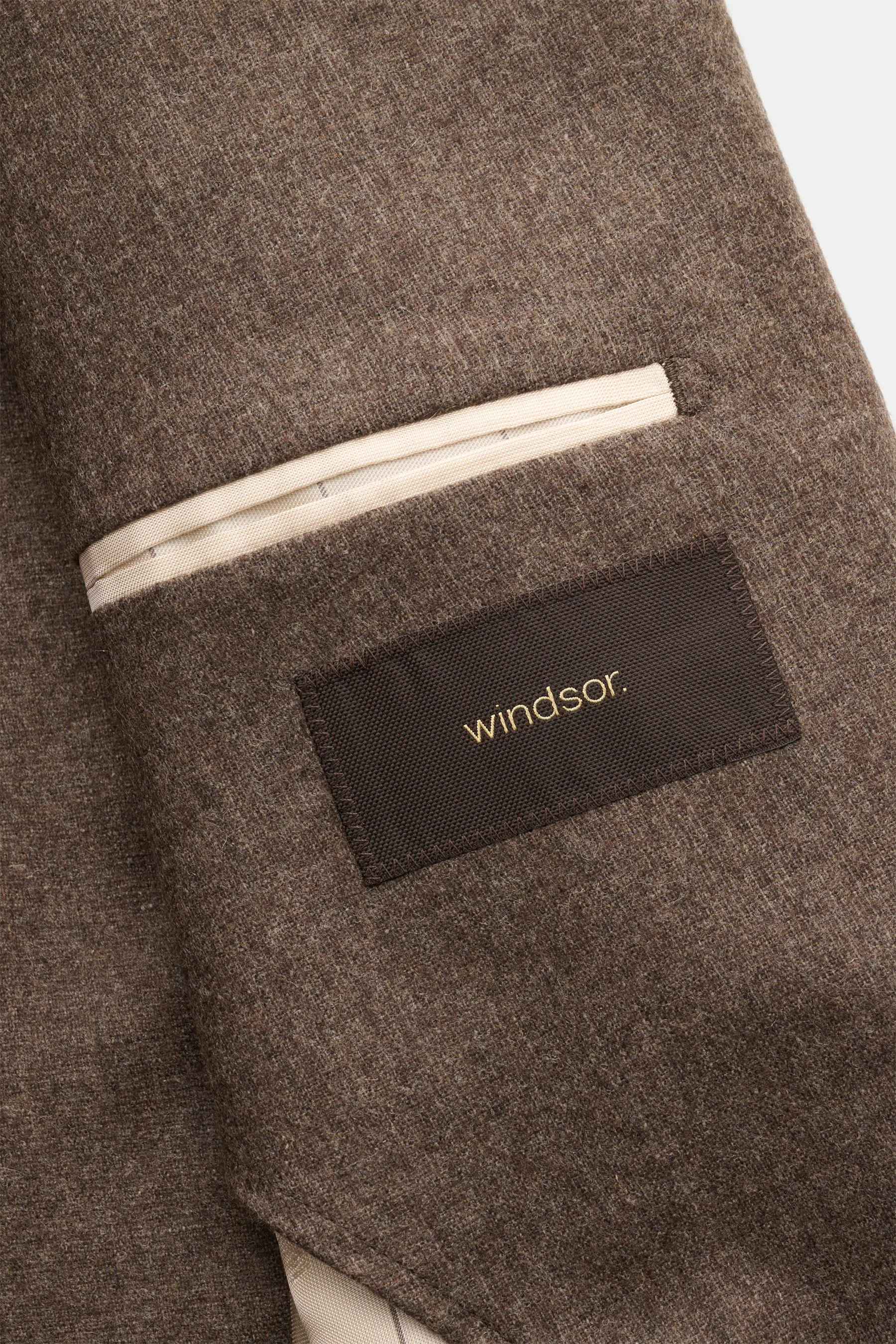 Windsor - Herren - Sakko 'Giorno' graubraun meliert – Bild 5