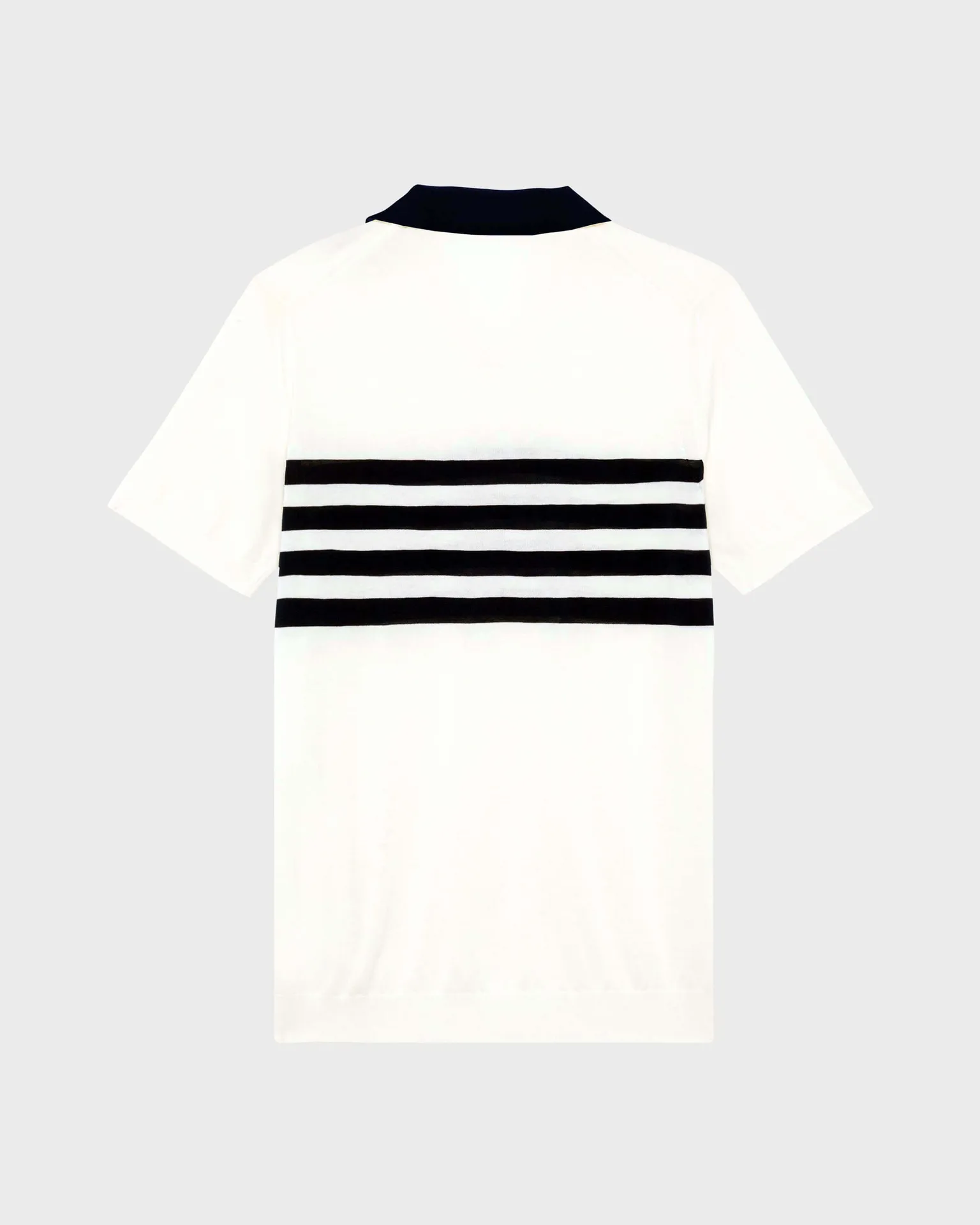 Vilebrequin - Baumwoll-polohemd Mit Zweifarbigen Streifen Für Herren - Polohemd - Amour - Weiss - Größe XXXL – Bild 2