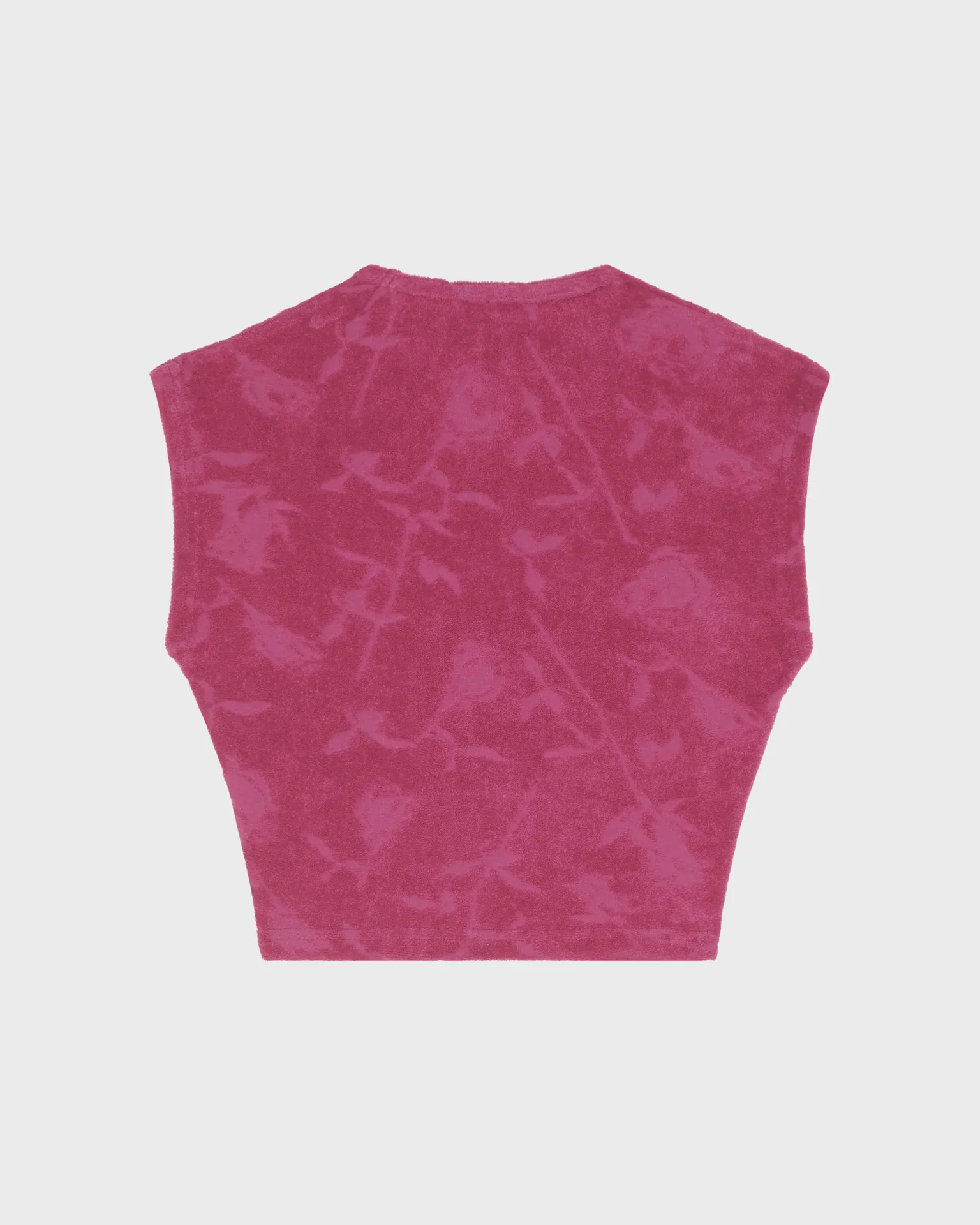 Vilebrequin - Tanktop Aus Frottee Mit Jacquard-rosen Für Mädchen - T-shirt - Garla - Rot - Größe 14 – Bild 2