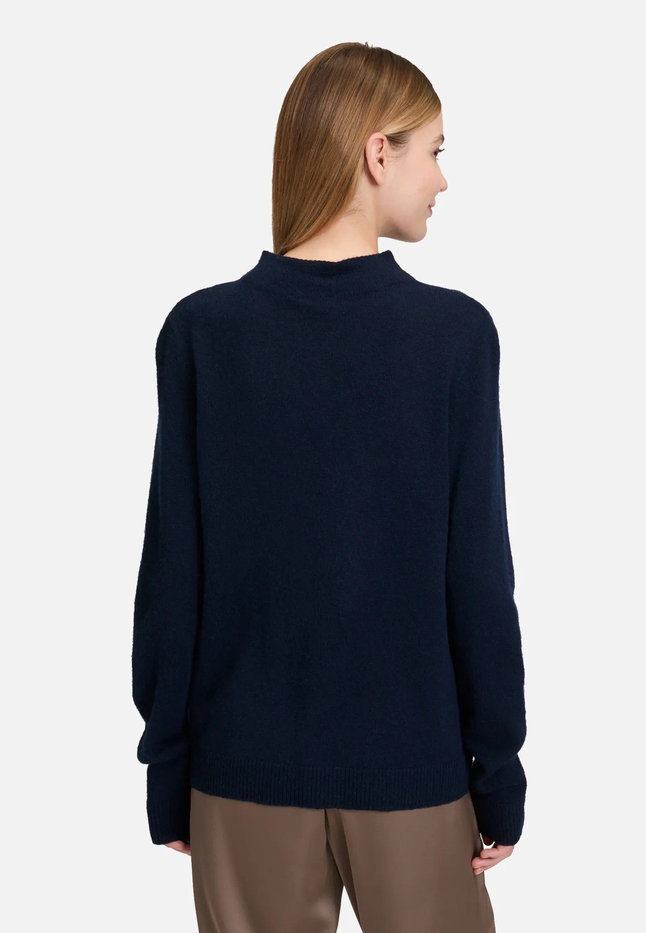 Kaschmir-Pullover mit Stehkragen Kaschmir-Pullover mit Stehkragen