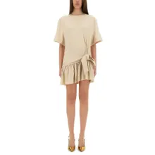 Paco Rabanne - Mini Dress With Playful Bow Detail - Größe 36 - beige Paco Rabanne - Mini Dress With Playful Bow Detail - Größe 36 - beige