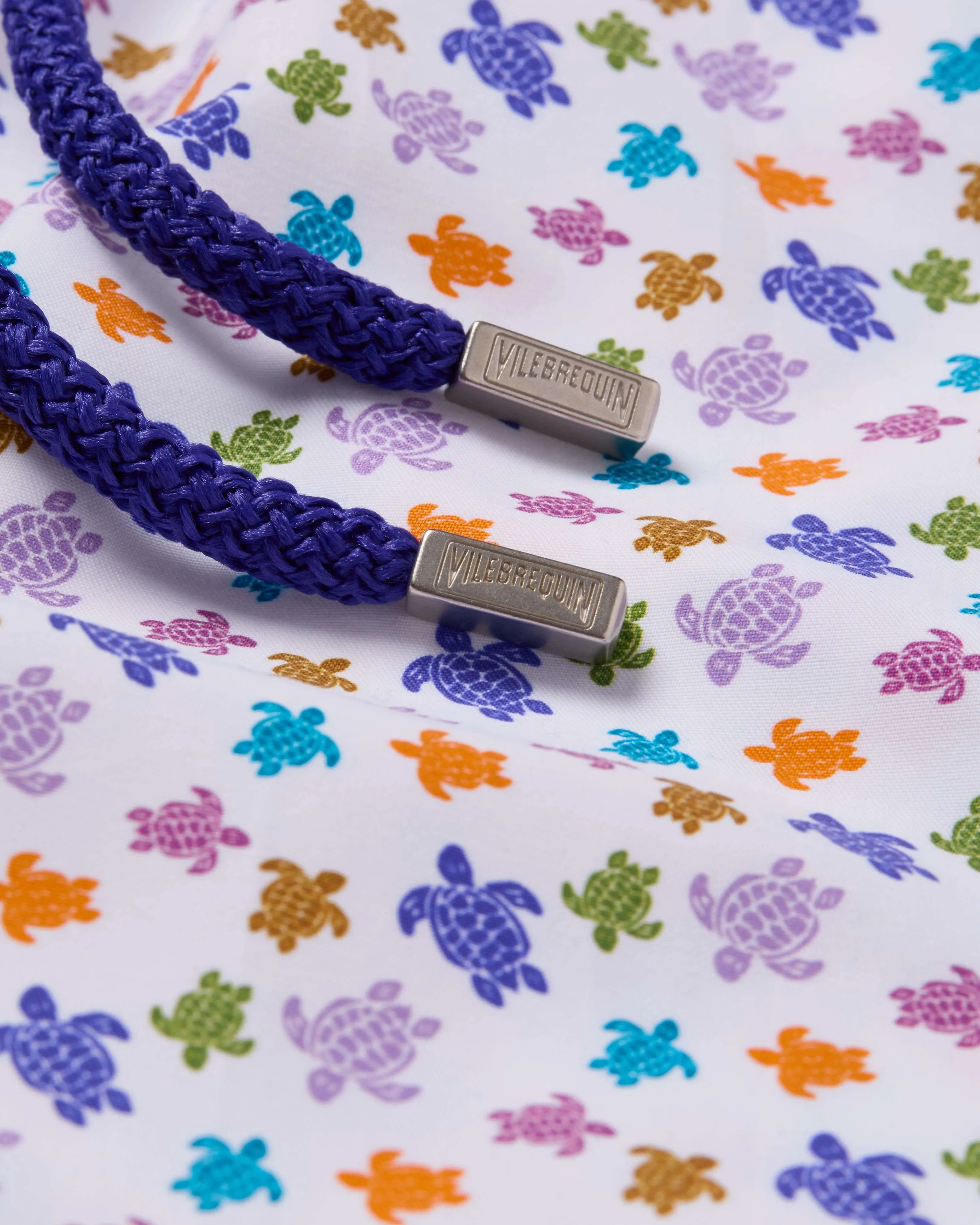 Vilebrequin - Micro Ronde Des Tortues Badeshorts Für Herren - Bademode - Moorea - Weiss - Größe XXL – Bild 5