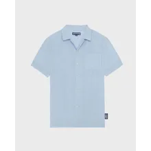 Vilebrequin - Solid Bowling-hemd Aus Leinen Für Herren – Vilebrequin X Highsnobiety - Hemd - Charli - Blau - Größe S Vilebrequin - Solid Bowling-hemd Aus Leinen Für Herren – Vilebrequin X Highsnobiety - Hemd - Charli - Blau - Größe S