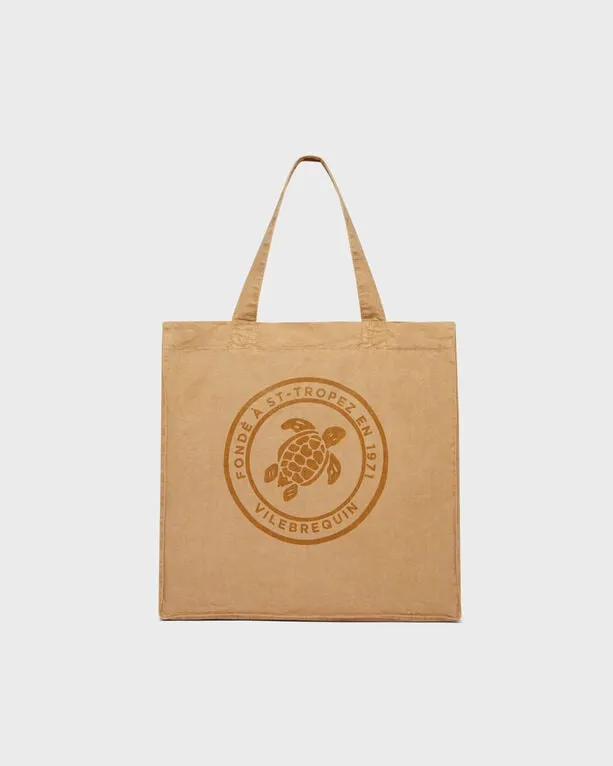 Vilebrequin - Solid Unisex-strandtasche Aus Leinen - Strandtasche - Babel - Marone - Größe OSFA Vilebrequin - Solid Unisex-strandtasche Aus Leinen - Strandtasche - Babel - Marone - Größe OSFA