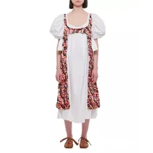 Chopova Lowena - Atomic Cotton Taffeta Midi Dress - Größe M - white Chopova Lowena - Atomic Cotton Taffeta Midi Dress - Größe M - white